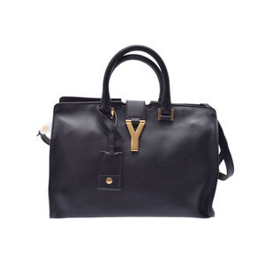Saint Laurent Y Line Handbag Black Calfskin Strap LAURENNT